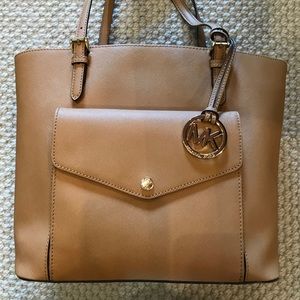 Michael Kors tan bag
